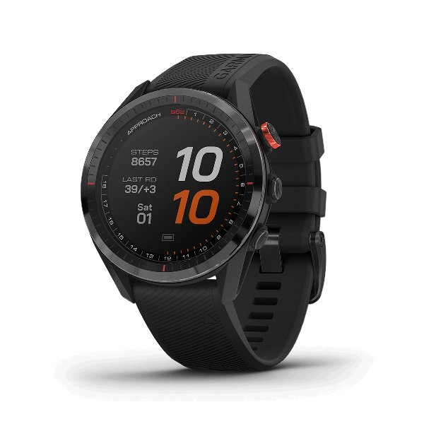APPROACH S62-Black ceramic bezel with black silicone band