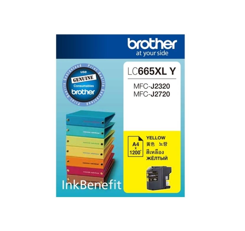 INK Brother # LC665XL Yellow (J2320/J2720)