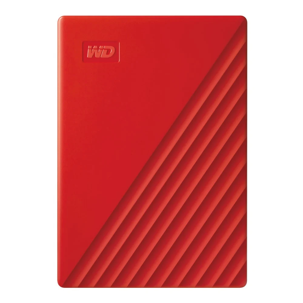 HDD. 4TB External My Passport  Red 2.5 นิ้ว Western (WDBPKJ0040BRD) :3Y