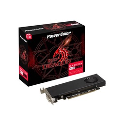 VGA 4GB DDR5 POWER COLOR RADEON RX 550 RED DRAGON LOW PROFILE (AXRX-550-4GBD5-HLE):3Y