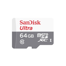 Micro SDHC Card 64GB 100MB/s Class10 (SDSQUNR-064G-GN3MN):Sandisk:5Y